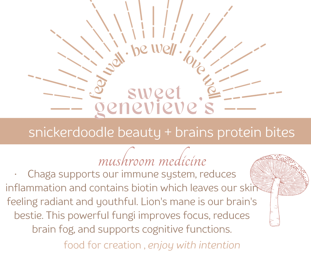 Wholesale Snickerdoodle Beauty + Brains Protein Bites